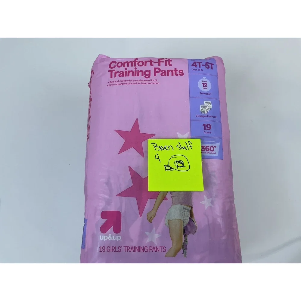 NEW Up&Up Girls Training Pants 4T-5T Comfort-Fit 19 Count Underwear